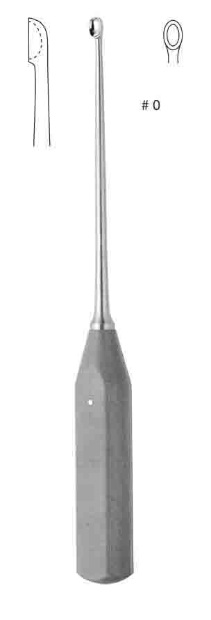 BRUNS  SAPLI KESKİN KÜRET 00 27CM